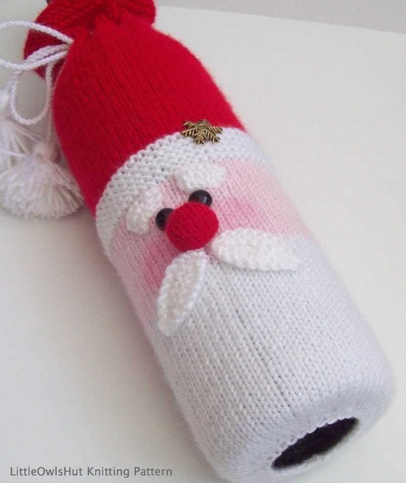 Knit wine bottle sweater pattern