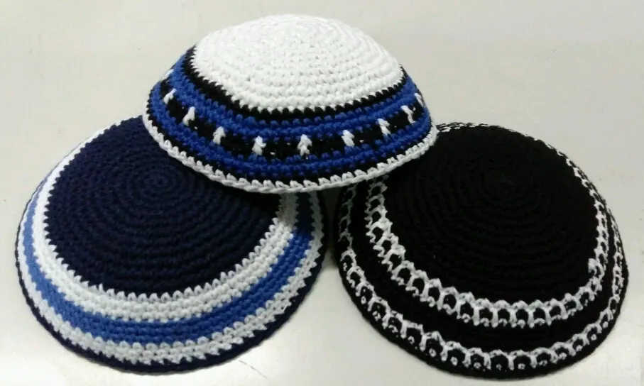 Knit yarmulke pattern