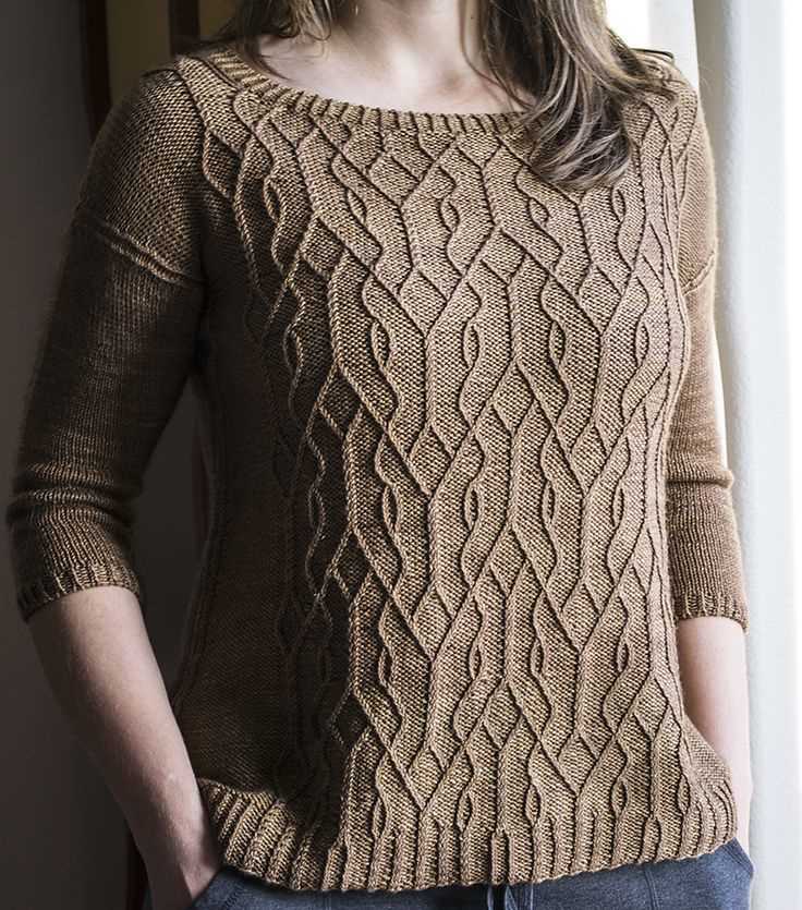 Knit aran sweater free pattern