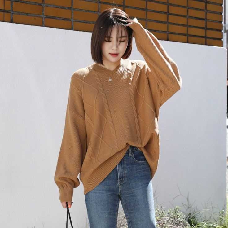 Knit balloon sleeve sweater pattern