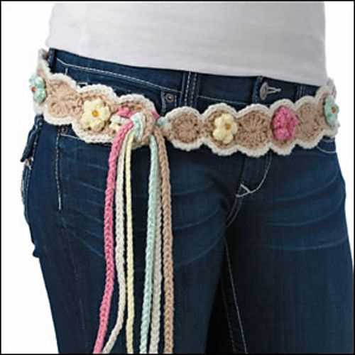Knit belt pattern