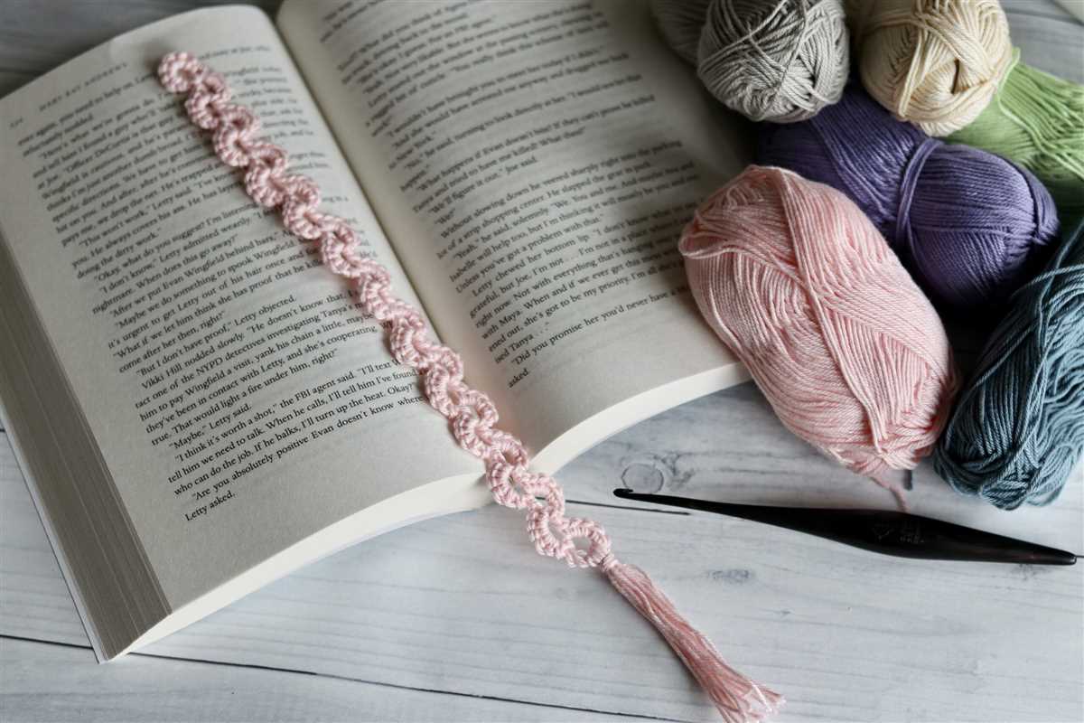 Knit bookmark pattern free