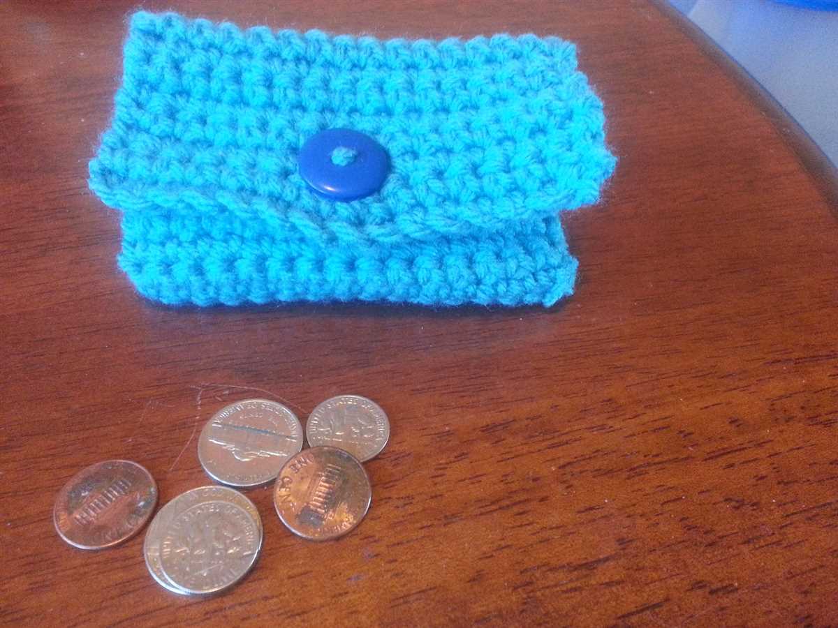 Knit change purse pattern
