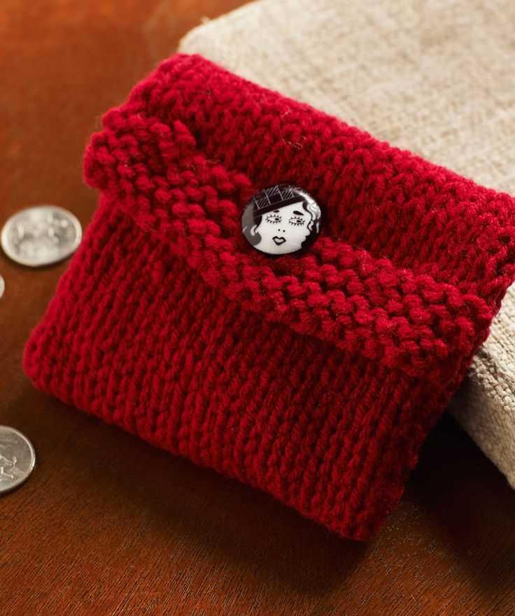 Knit change purse pattern