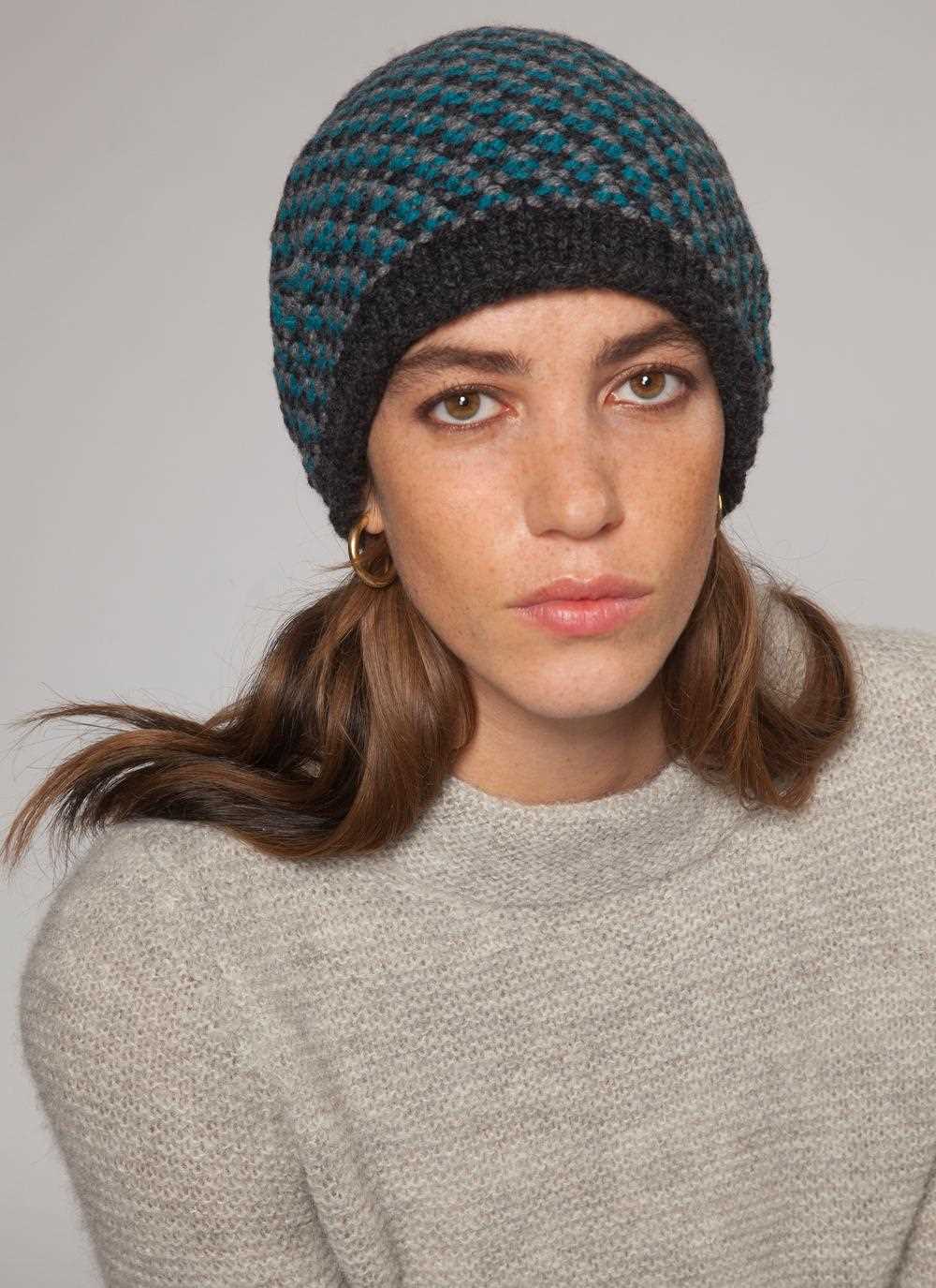 Knit chunky beanie pattern