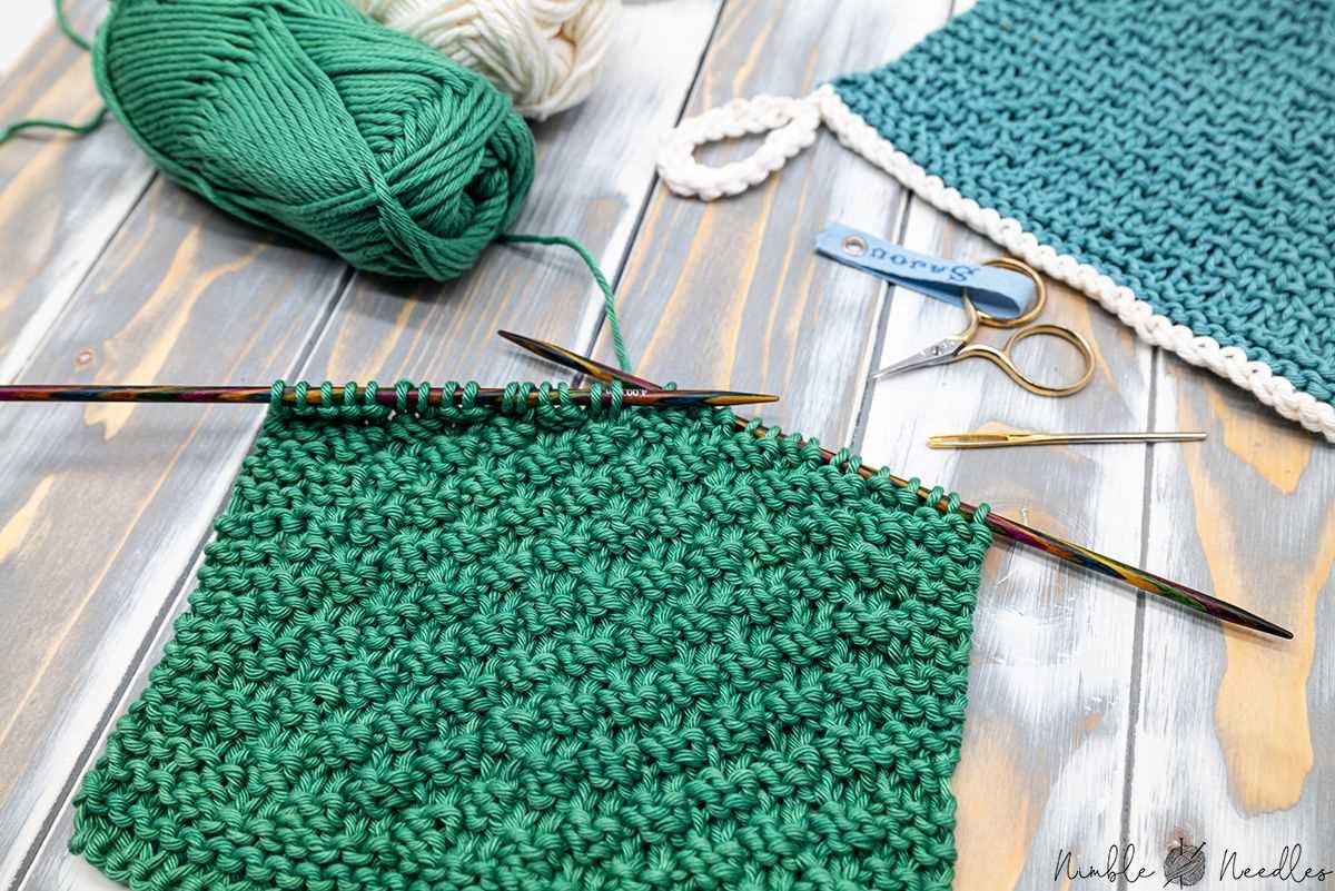 Knit dish rag pattern