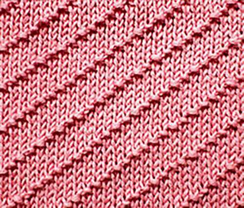 Knit dishcloth pattern diagonal