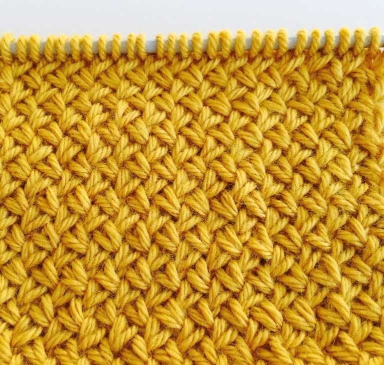 Knit dishcloth pattern diagonal