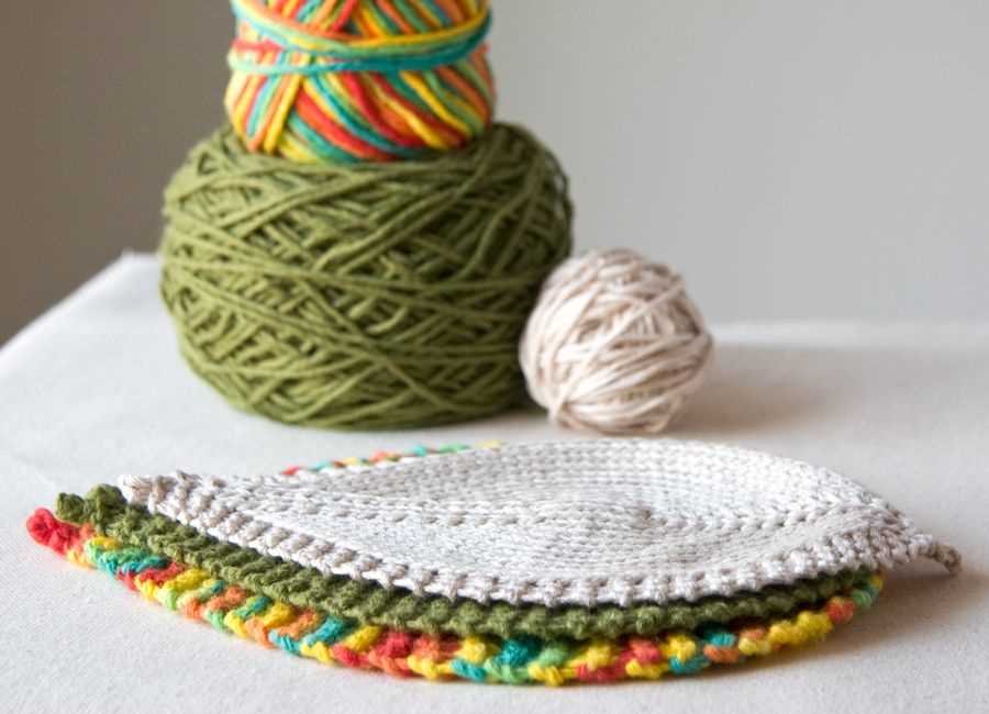 Knit dishcloth patterns