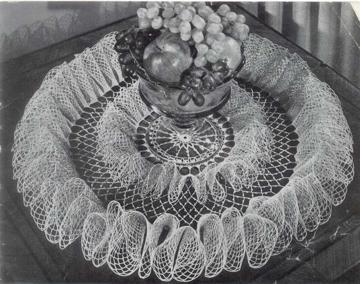 Knit doily pattern