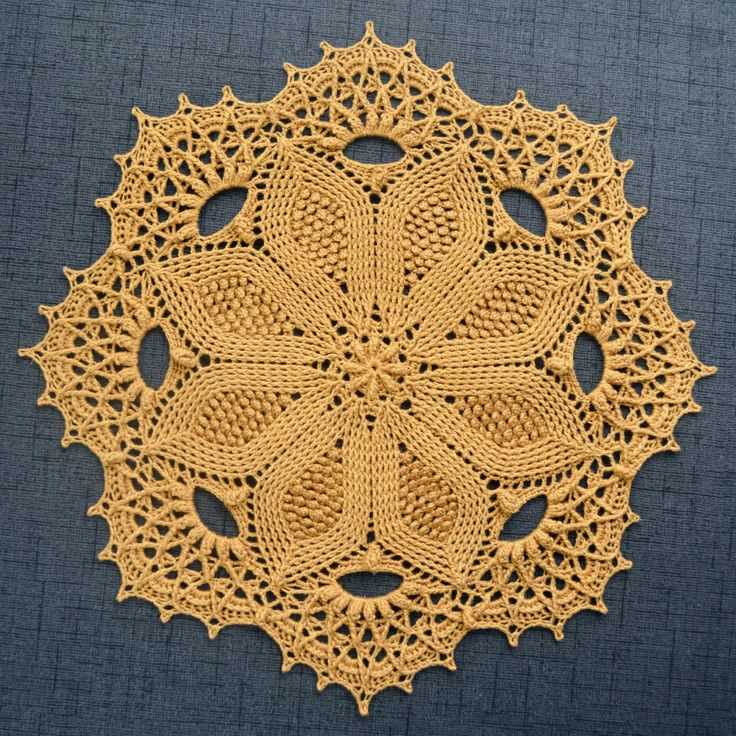 Knit doily pattern