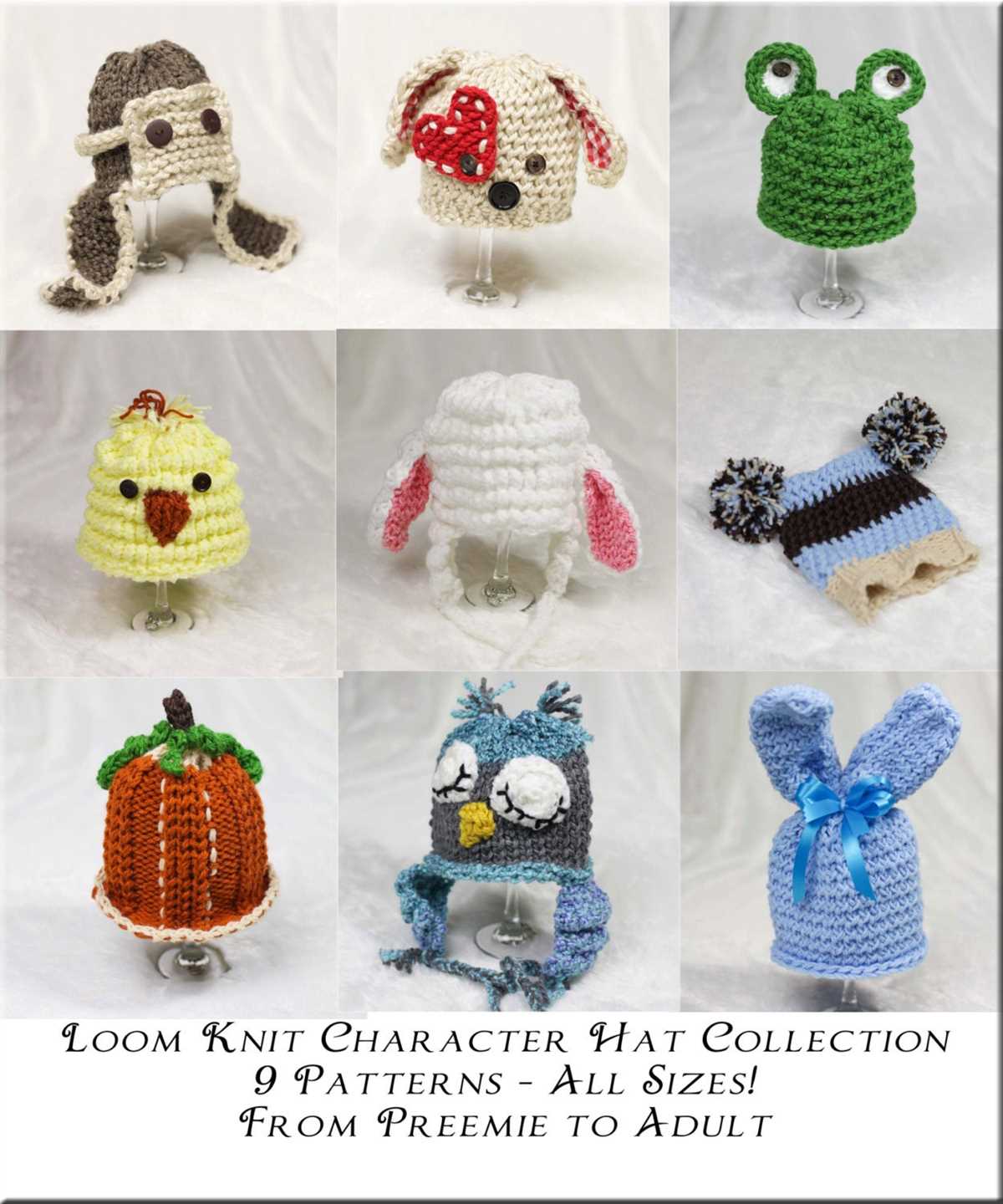 Knit frog hat pattern