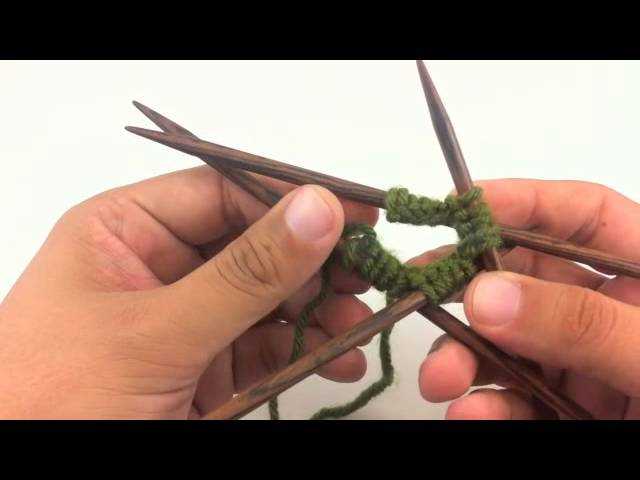 Knit hat double pointed needles pattern