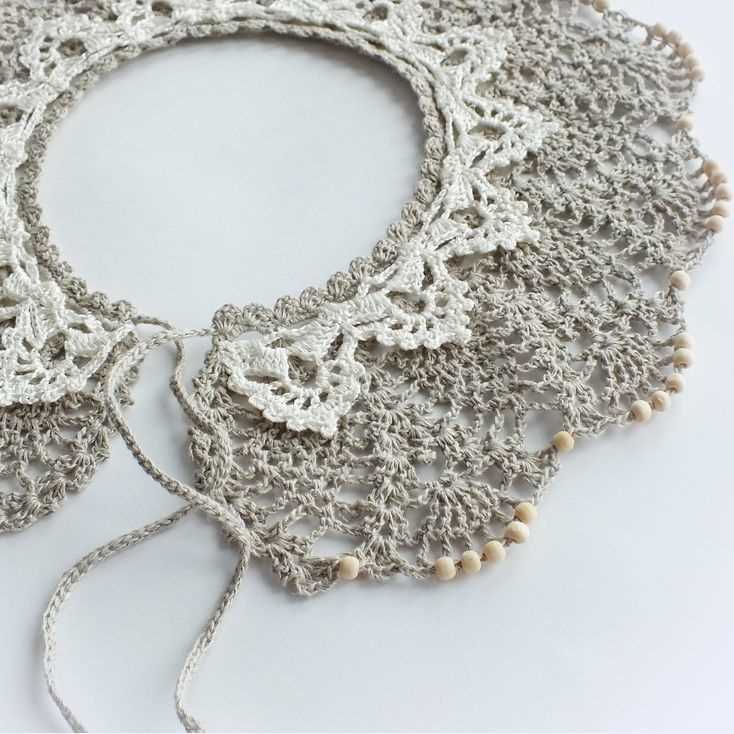 Knit lace collar pattern