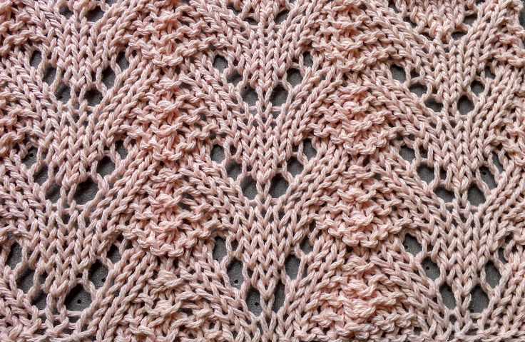Knit lace pattern