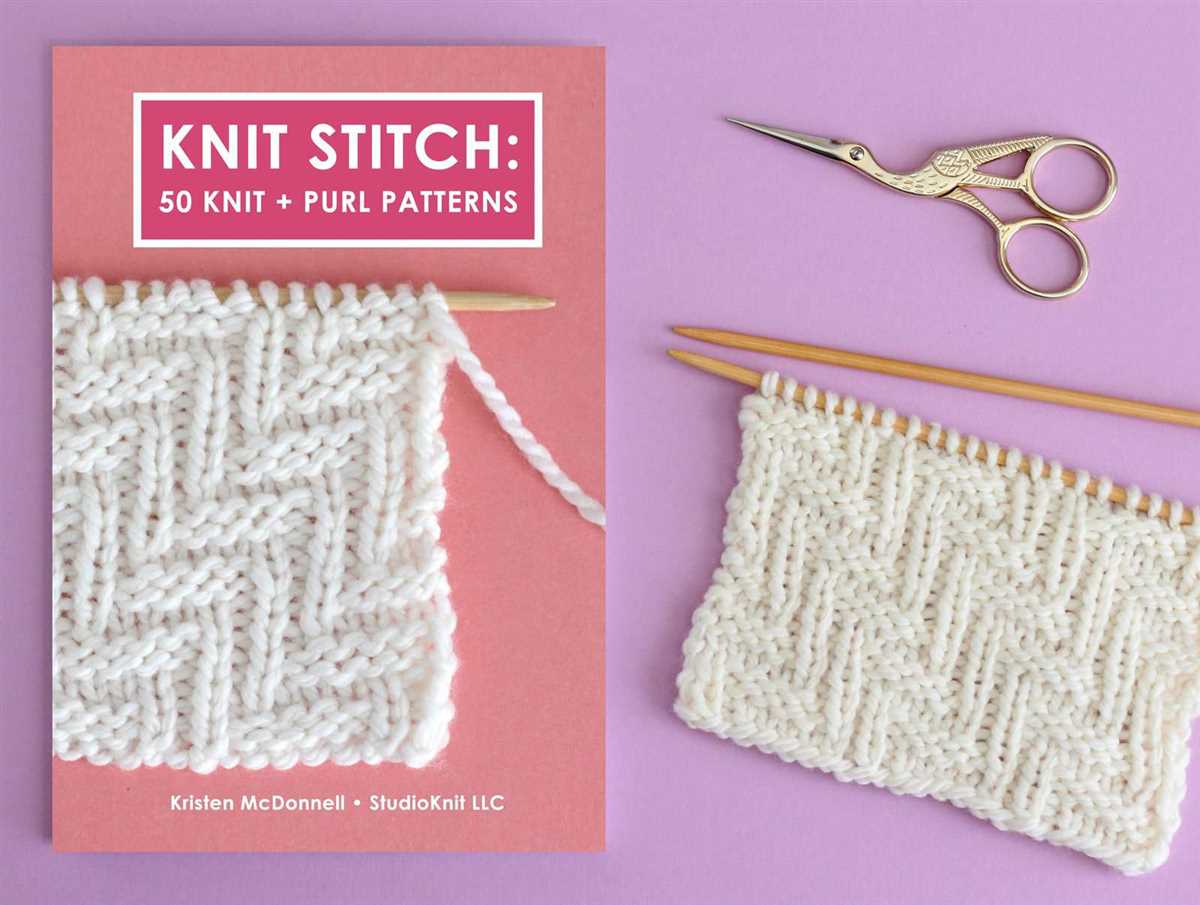 Knit pattern books
