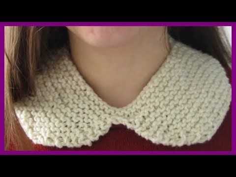 Knit peter pan collar pattern