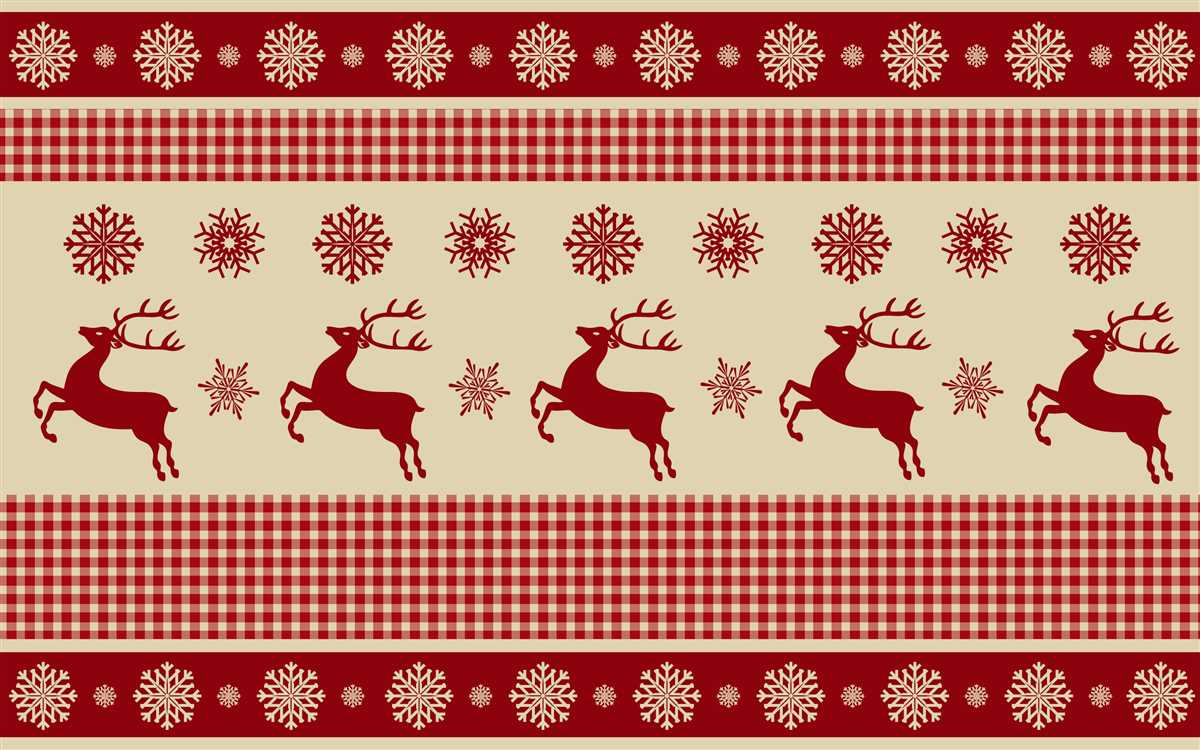 Knit reindeer pattern