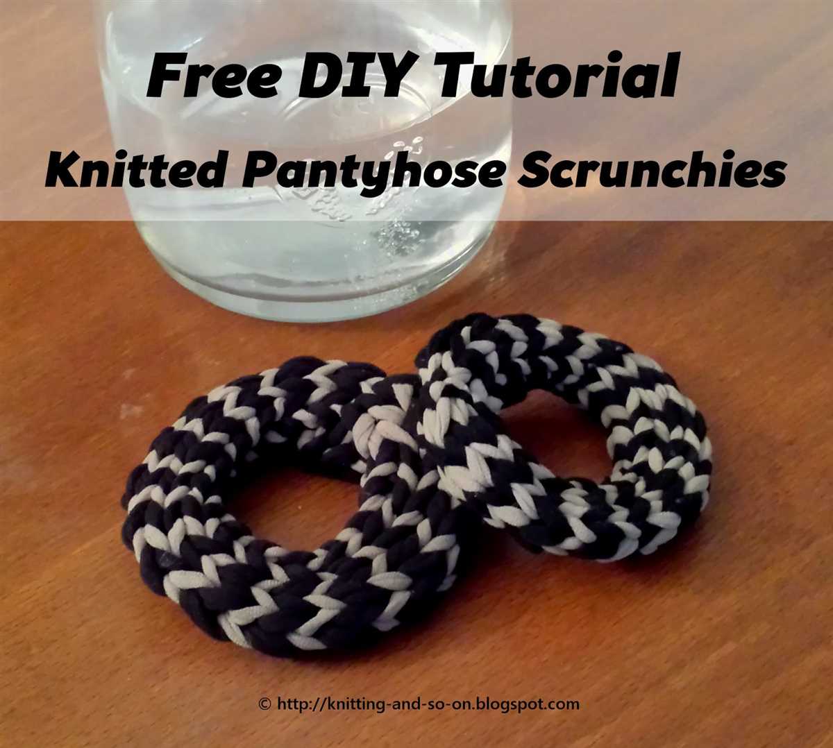 Knit scrunchies pattern
