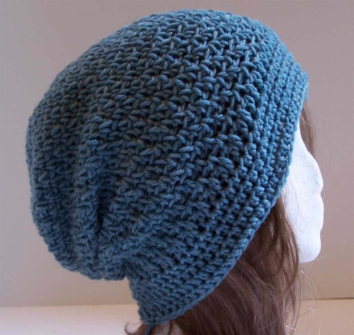 Knit slouchy hat pattern free