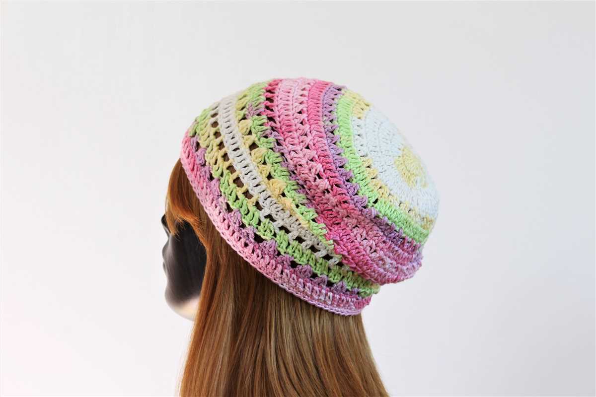 Knit summer beanie pattern