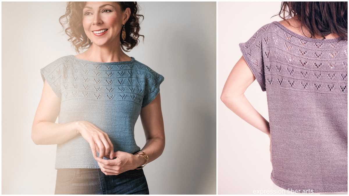Knit summer top pattern free