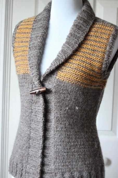 Knit sweater vest free pattern