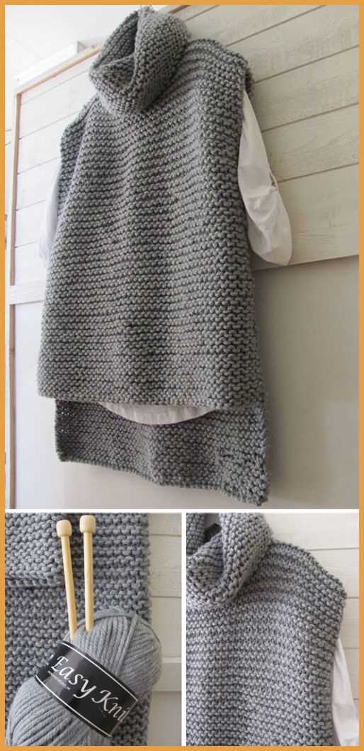 Knit sweater vest free pattern