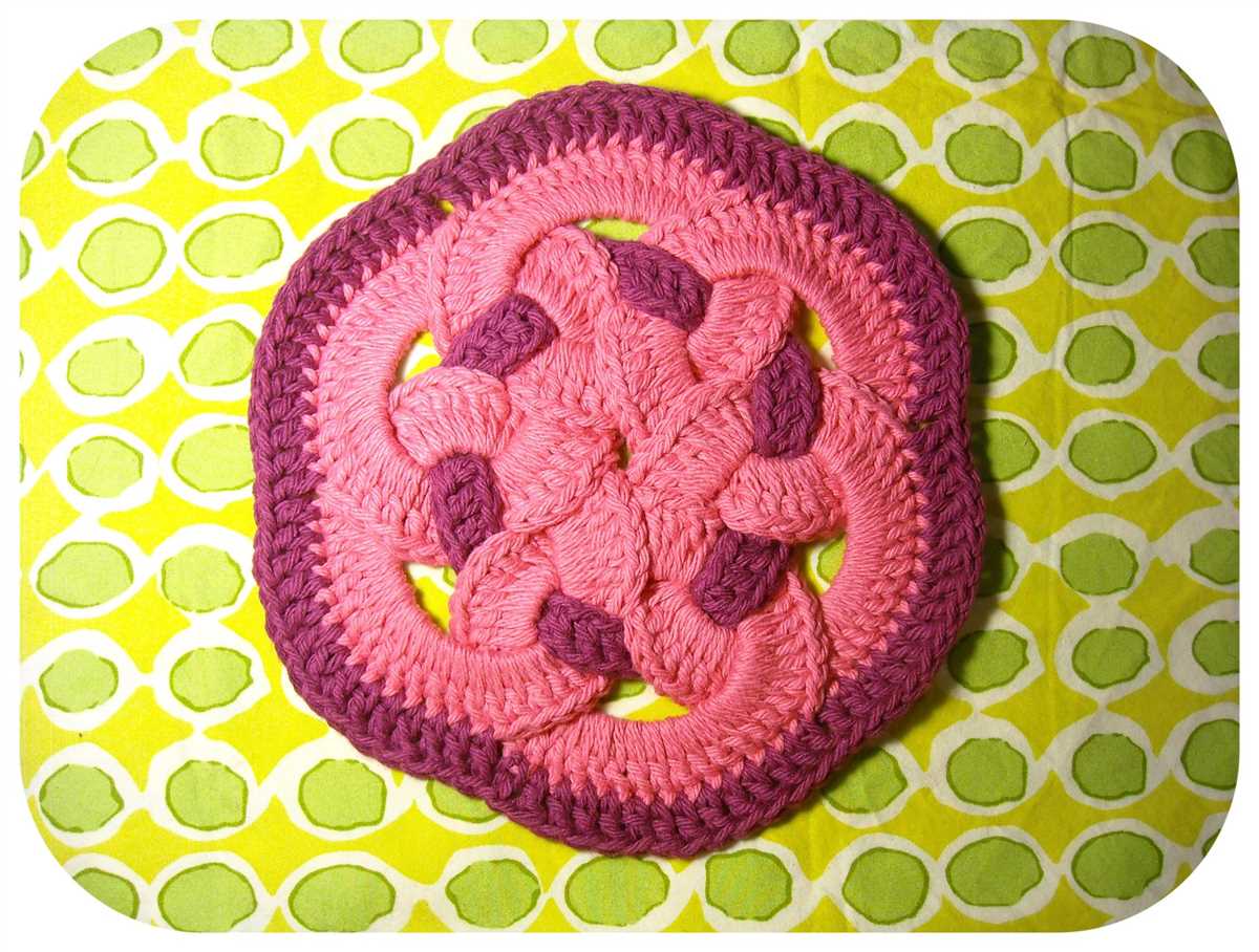 Knit trivet pattern