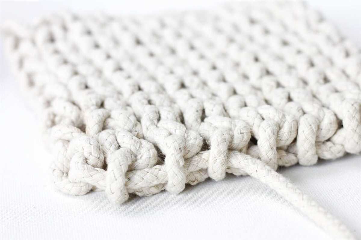 Knit trivet pattern free