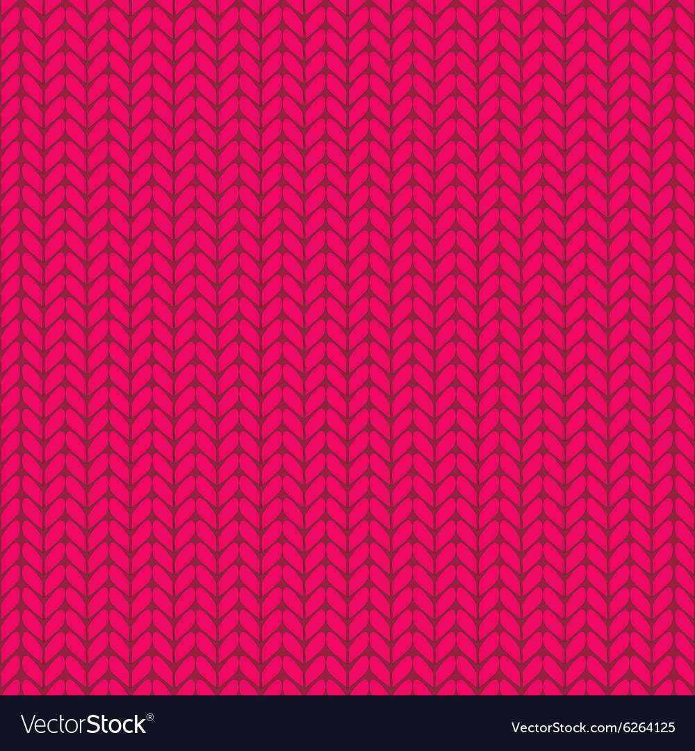 Knit vector pattern