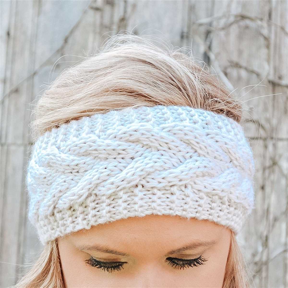 Knit winter headband pattern