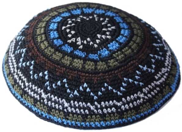 Knit yarmulke pattern