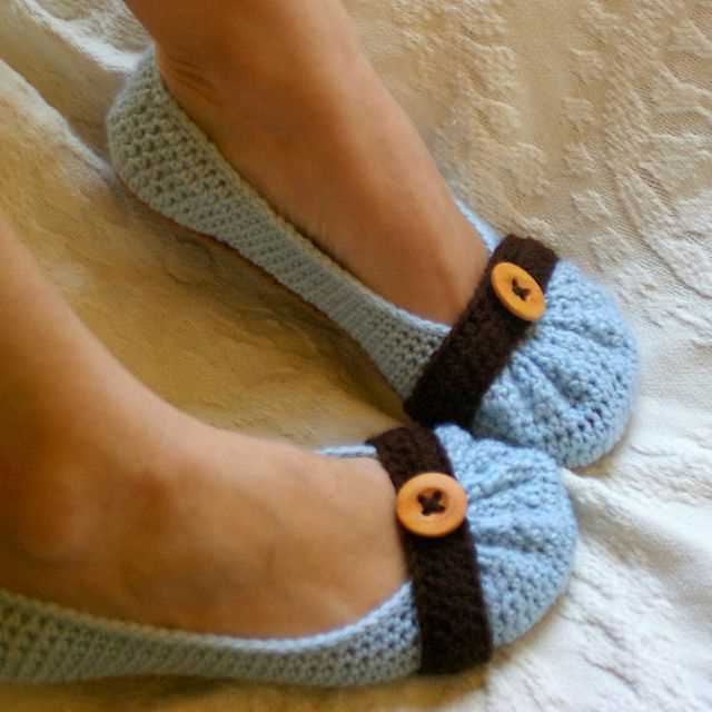 Knitted ballet slippers pattern