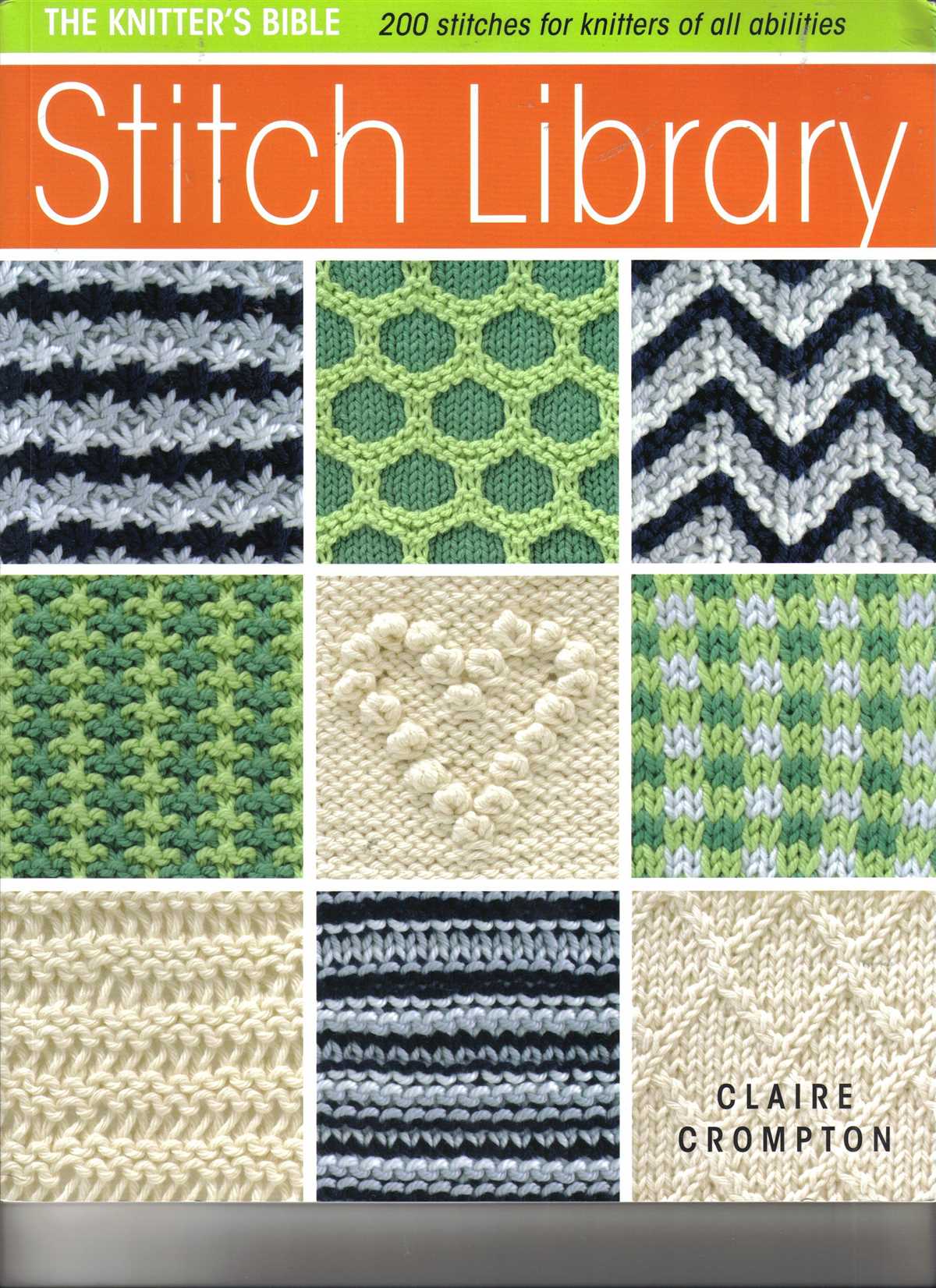Knitted book cover pattern