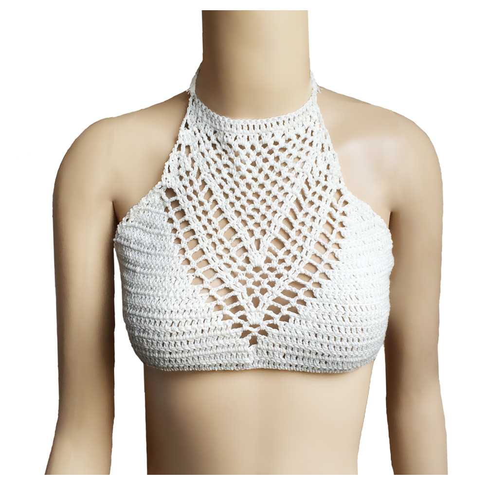 Knitted bralette top pattern