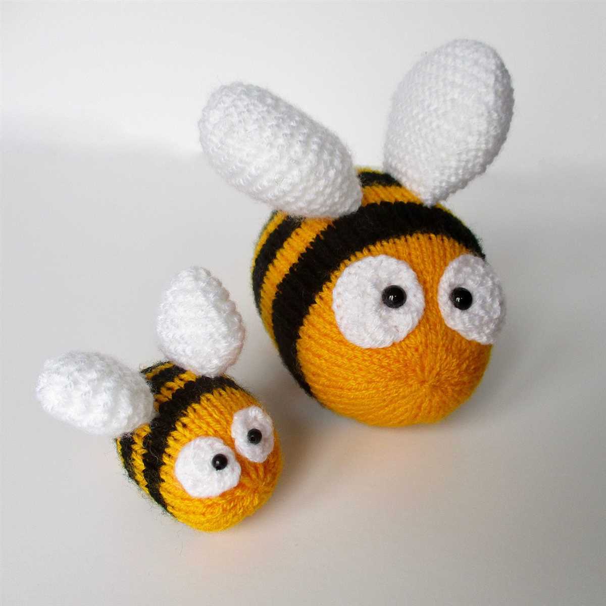 Knitted bumble bee patterns