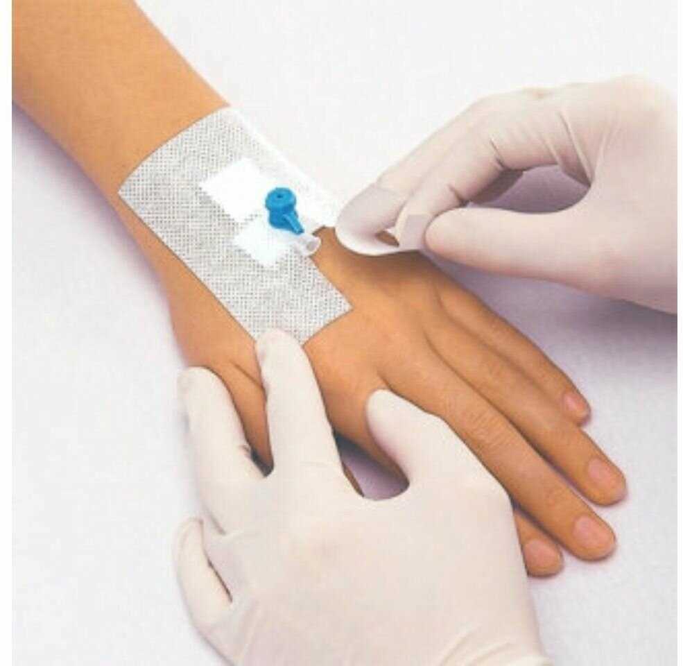 Knitted cannula sleeve pattern
