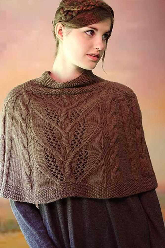 Knitted capelet pattern free
