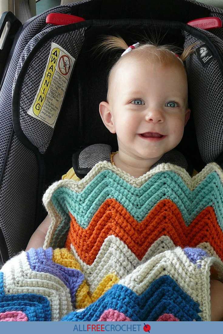 Knitted car seat blanket pattern