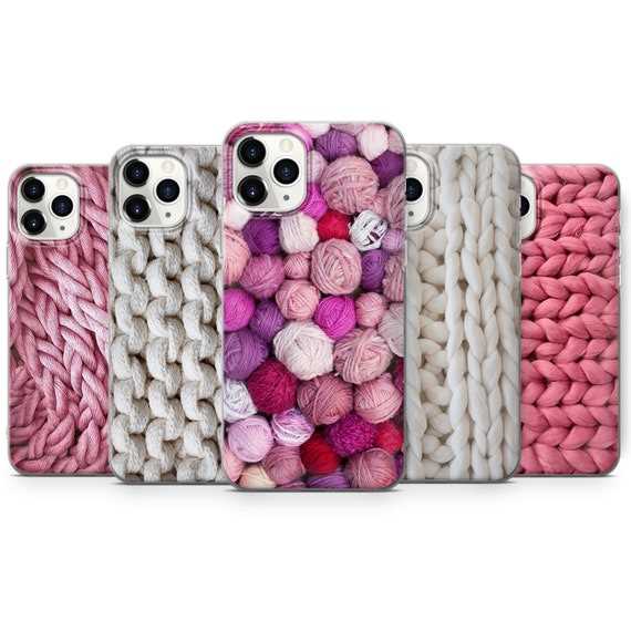 Knitted cell phone cover pattern