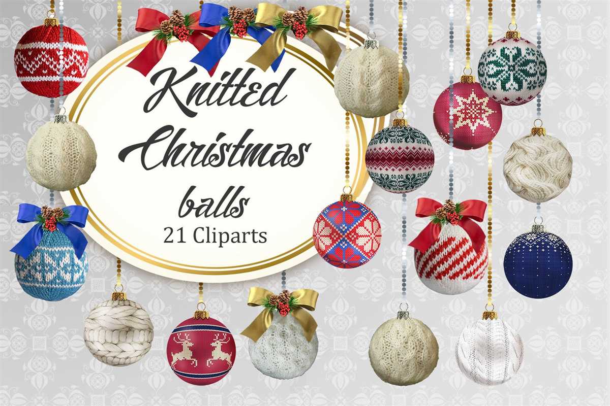 Knitted christmas baubles patterns free
