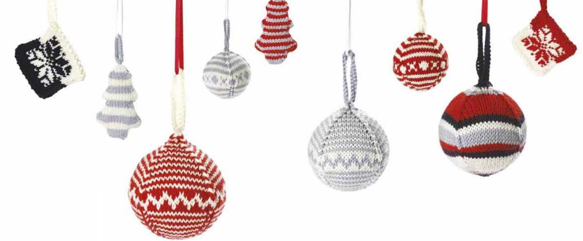 Knitted christmas ornaments patterns free