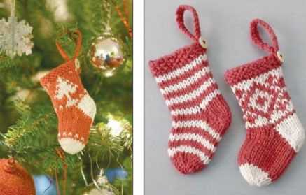 Knitted christmas stocking free pattern