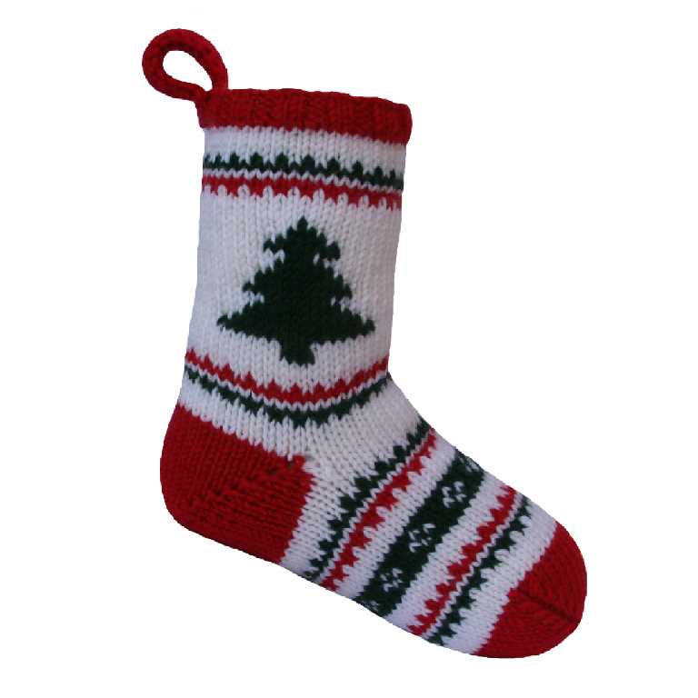 Knitted christmas stocking free pattern