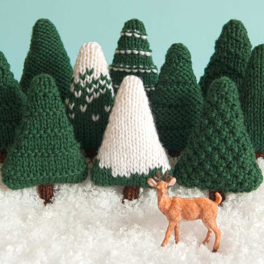 Knitted christmas tree decorations patterns