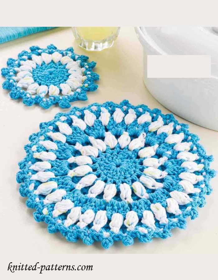 Knitted coaster pattern free