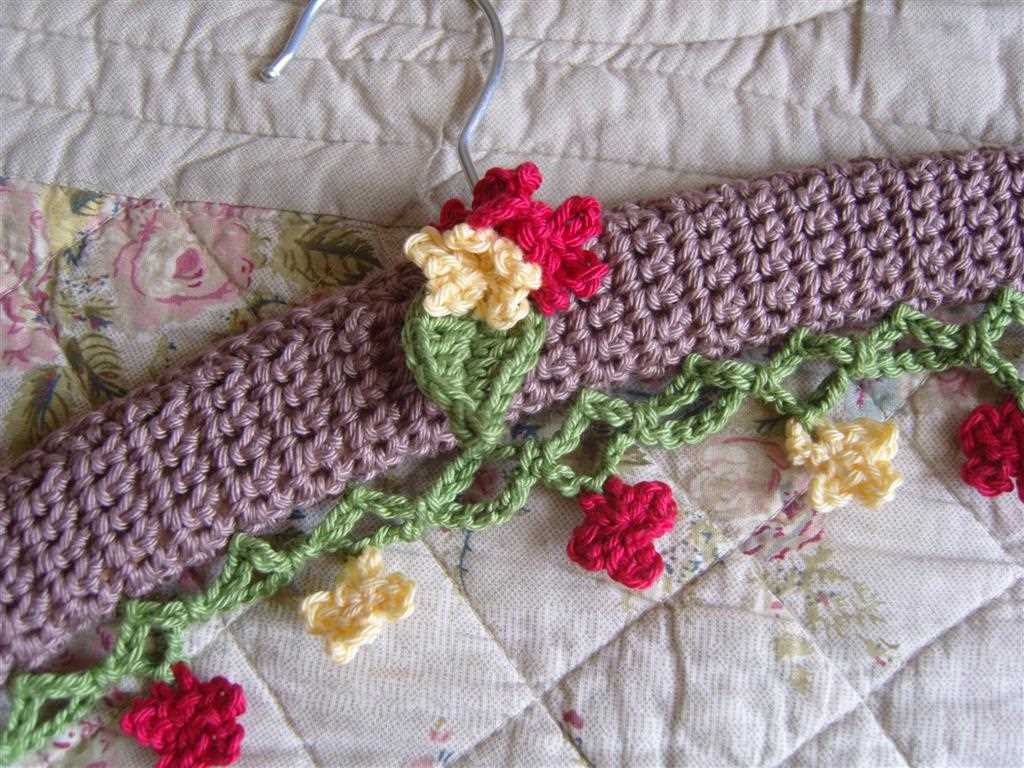 Knitted coat hanger cover patterns