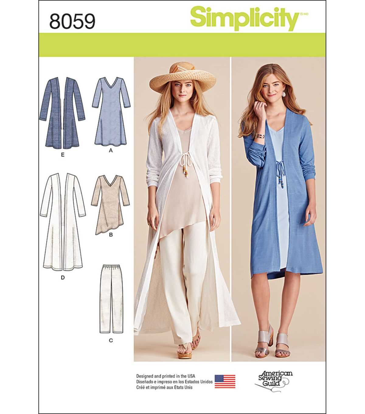 Knitted dressing gown pattern