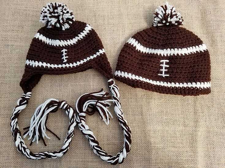 Knitted football hat pattern free